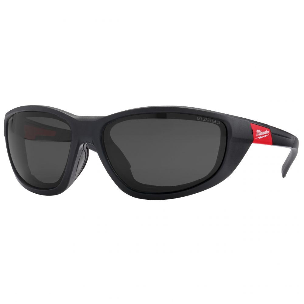 Premium Schutzbrille getönt, mit abnehmbarer Schaumstoffauflage